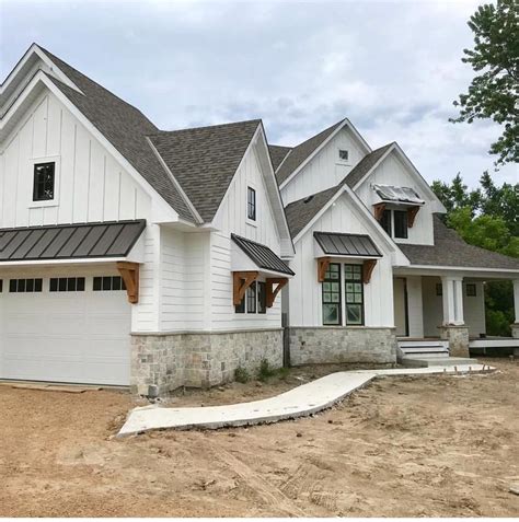 white farm house metal roof|white vinyl siding farmhouse.